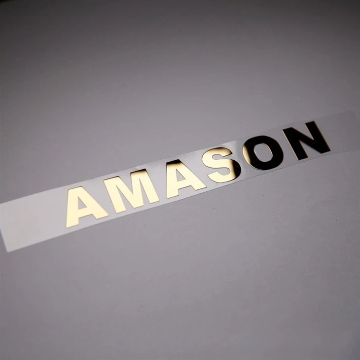 Metal Nickel Sticker Electroforming Logo Sticker