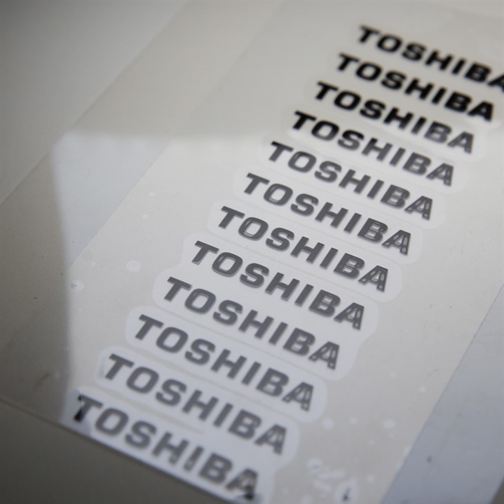 Electroform Metal Logo Sticker Labels Stickers